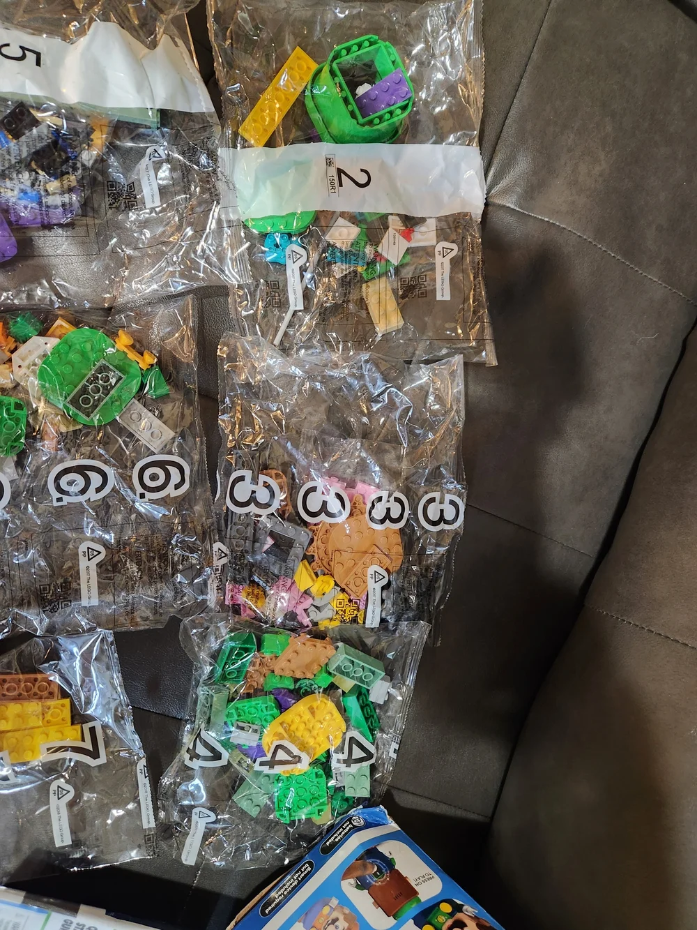 LEGO Super Mario Luigi Starter Course - Green Playset Missing Bag #1 Luigi